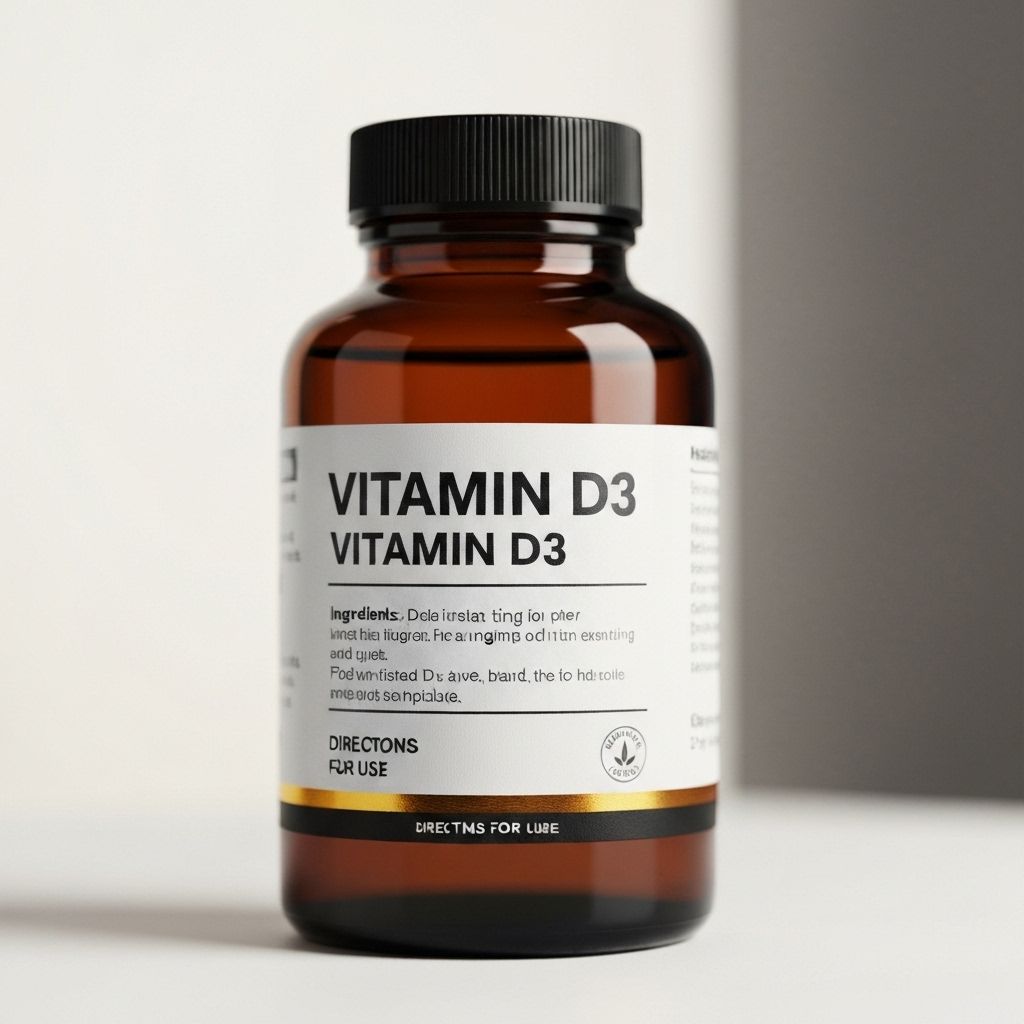 Men's vitamin D3 supplement